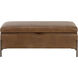 Kael Tobacco Tan Storage Bench
